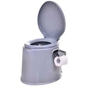 lot 2971 image: Portable Plastic Commode