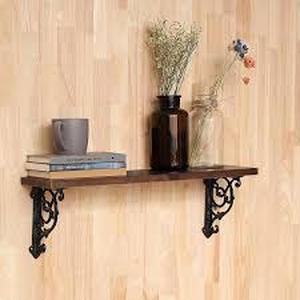 lot 2977 image: MyGift Wall Mounted Storage Rack