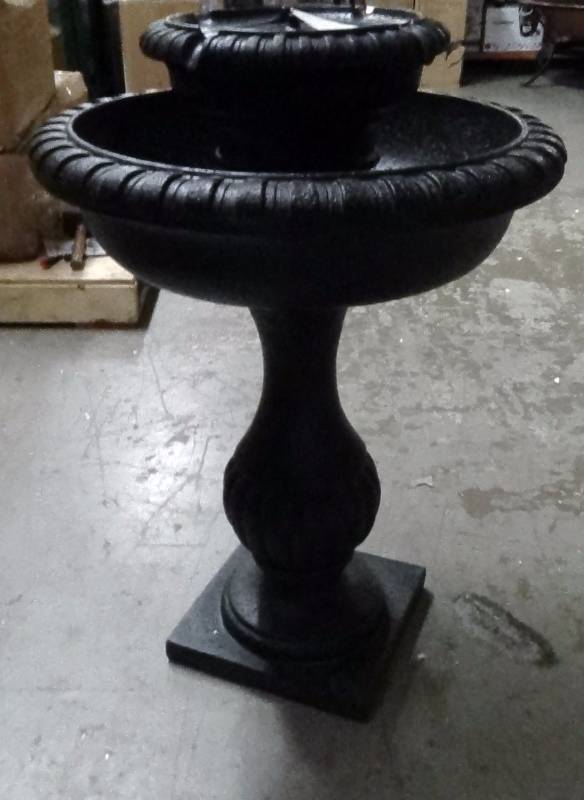 lot 4074 image: Smart Solar Blenheim Two-Tier Solar Fountain