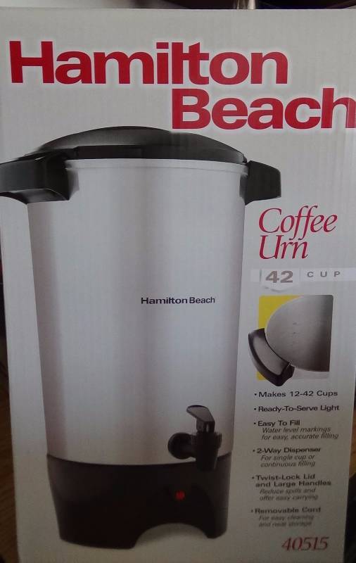 lot 4037 image: Hamilton Beach 42-Cup Coffee Urn