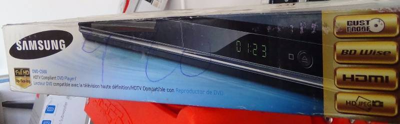 lot 4105 image: Samsung DVD-C500 Upconverting DVD Player