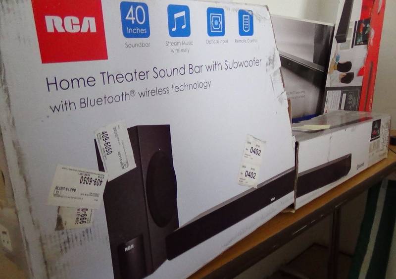 lot 4107 image: RCA Bluetooth Soundbar with Subwoofer
