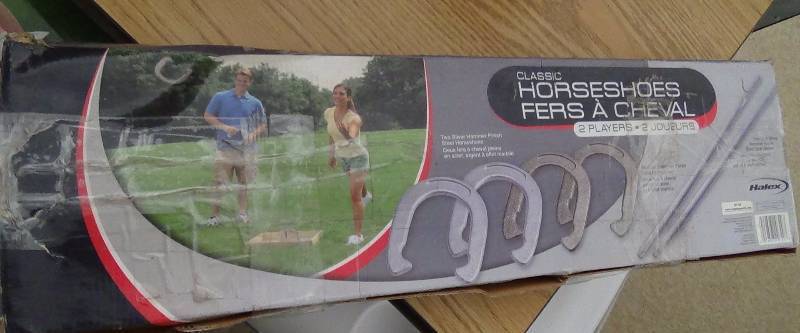 lot 4134 image: Halex Classic Horseshoes Set