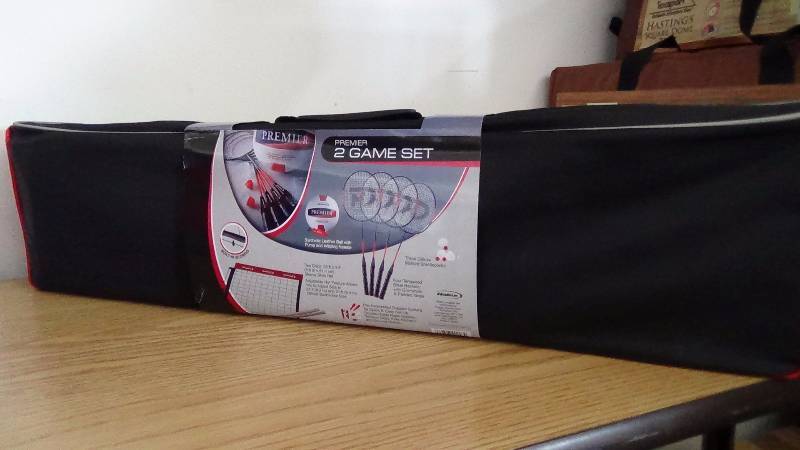 lot 4011 image: Halex Premier Combination Volleyball Badminton Set