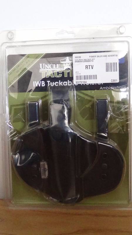 lot 4017 image: Uncle Mikes Tactical Inside-the-Waistband Tuckable Holster
