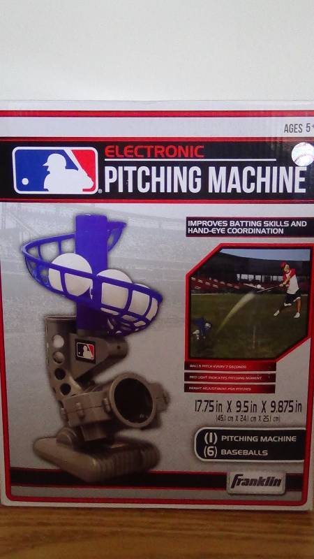 lot 4012 image: Franklin MLB Pitching Machine