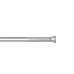 lot 3508 image: Umbra 244923-410-REM Chroma Tension Rod Adjustable Tension Curtain Rod for Curtains and Sheer Curtains, 36 to 54 Inches, Nickel