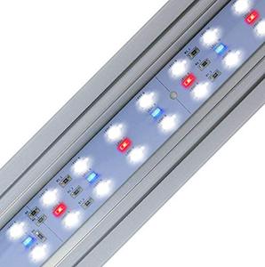lot 3510 image: Finnex Stingray 2 Aquarium LED Light, Blue Fish Moonlights, 36, Silver, FL-36