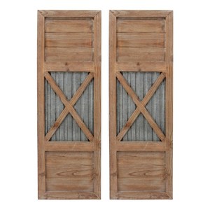 lot 3511 image: FirsTime & Co.� Raleigh Shutter Wall Plaque Set