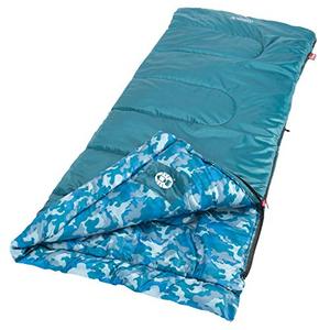 lot 3536 image: Coleman Kids Camo 45 Youth Sleeping Bag