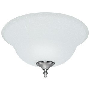 lot 3563 image: Hunter 99162 White Linen Bowl Glass