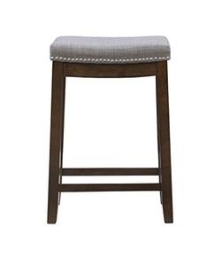 lot 3580 image: Linon Home D�cor Kingston Rustic Backless Counter Stool,