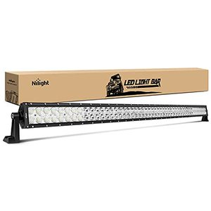 lot 3607 image: Nilight - 15026C-A LED Light Bar  52Inch 300W  Spot Flood Combo LED Driving Lamp Off Road Lights LED Work Light for Trucks Boat Jeep Lamp,2 Years Warranty