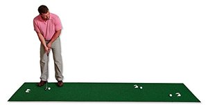 lot 3613 image: Putt-A-Bout Golf Putting Mat, 3 x 11-Feet, Green