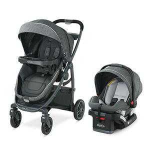 lot 3632 image: Graco Modes Bassinet Travel System  Includes Modes Bassinet Stroller and SnugRide SnugLock 35 Infant Car Seat, Wynton