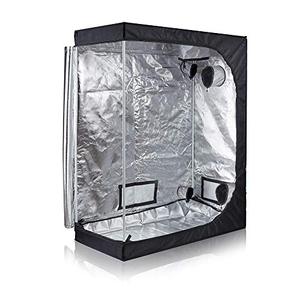 lot 3634 image: GreenHouser High Reflective Grow Tent Indoor Grow Room for Planting Fruit Flower Veg with Removable Water-Proof Floor Tray