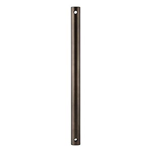 lot 3657 image: kathy ireland HOME Ceiling Fan Downrod, 60 Inch, Oil Rubbed Bronze Finish