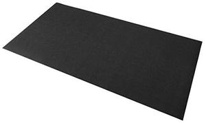 lot 3666 image: BalanceFrom Go Fit High Density Treadmill Exercise Bike Equipment Mat (2.5-Feet x 5-Feet) Black
