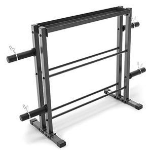 lot 3684 image: Marcy Combo Weights Storage Rack for Dumbbells, Kettlebells, and Weight Plates DBR-0117