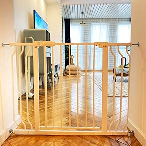 lot 3762 image: BalanceFrom Easy Walk-Thru Safety Gate for Doorways and Stairways with Auto-CloseHold-Open Features, Multiple Sizes