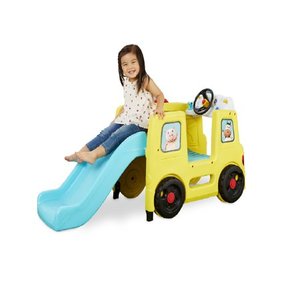 lot 3782 image: Little Tikes Little Baby Bum Wheels on the Bus Official Climber and Slide with Interactive Music Dashboard