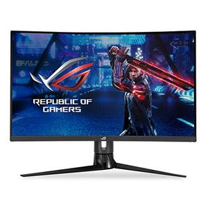 lot 3798 image: ASUS ROG Strix 31.5�� 1440P Curved Gaming Monitor (XG32VC), QHD (2560 x 1440), 170Hz, 1ms, Extreme Low Motion Blur Sync, FreeSync Premium Pro, HDMI DisplayPort USB 3.0 Type C, 125% sRGB, DisplayHDR 400
