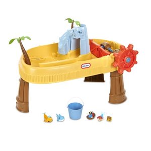 lot 3822 image: Little Tikes Island Wavemaker Water Table with Five Unique Play Stations and Accessories