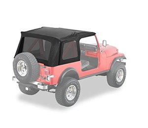 lot 3839 image: Bestop 5459915 Black Denim Supertop Classic for 1976-1995 CJ7Wrangler