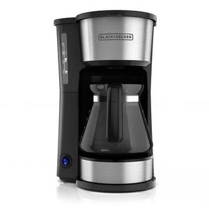 lot 47746 image: BlackDecker - 4-in-1 5-Cup Coffeemaker - Black