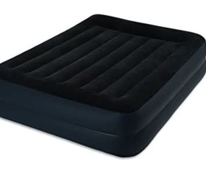 lot 47795 image: Intex Dura-Beam Standard Series Pillow Rest Raised Airbed wBuilt-in Pillow & Electric Pump
