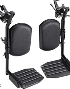 lot 47797 image: Wheel Chair Leg Holders,Black
