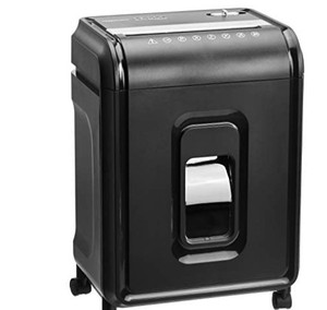 lot 47798 image: Amazon Basics 12-Sheet High-Security Micro-Cut Paper,Black