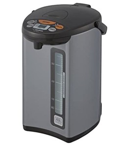 lot 47805 image: Zojirushi Micom Water Boiler & Warmer, 135 oz.  4.0 Liters, Silver