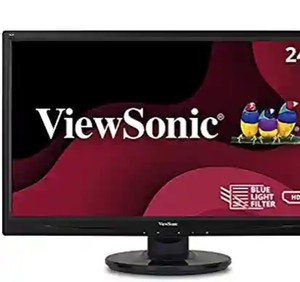 lot 47811 image: ViewSonic VA2446MH-LED 24 Inch Full HD 1080p LED Monitor with HDMI and VGA Inputs for Home and Office,Black