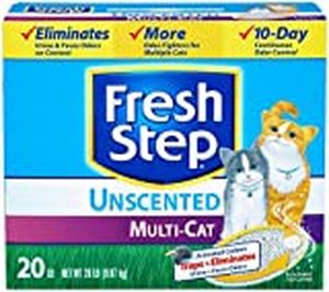 lot 47815 image: Fresh Step - Unscented Multi-Cat Scoopable Cat Litter 320.00 oz