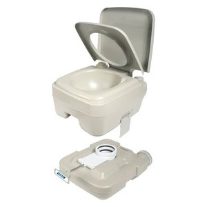 lot 47860 image: Camco 2.6-Gallon Portable Travel Toilet
