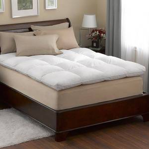 lot 47901 image: Pacific Coast Feather Luxe Loft Feathers Mattress Pad, King USED