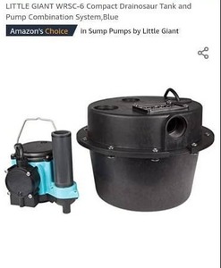 lot 47941 image: GIANT WRSC-6 Compact Drainosaur Tank and Pump Combination System,Blue