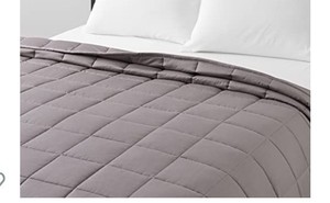 lot 47942 image: weighted Blanket,60in x 80in,Grey,lbs UNKNOWN