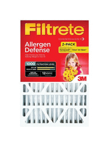 lot 47960 image: B & K NADP03-2PK-2 20 x 25 x 4 in. 1000 Performance 11 MERV Rating Air Filter -