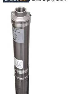 lot 47821 image: Hallmark Industries MA0343X-4 Deep Well Submersible Pump, 12 hp, 110V, 60 Hz, 25 GPM, 150 Head, Stainless Steel, 4 USED