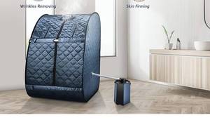 lot 58702 image: Sunakie portable light home steam sauna USED