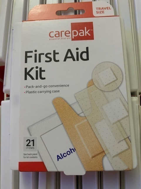 lot 1198 image: 5 Small First Aid Travel Box Kits