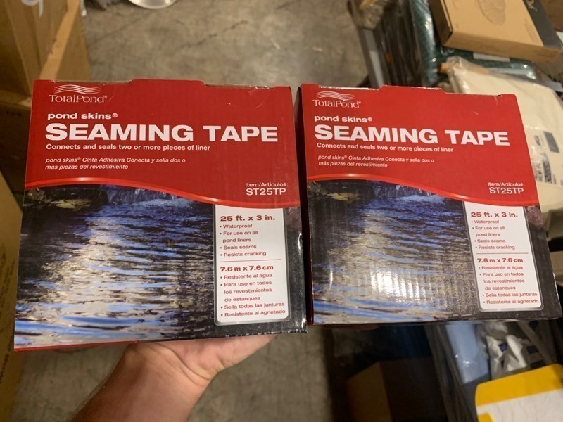 lot 131 image: 2 Boxs of 25 ft Pond Skin Seaming Tape