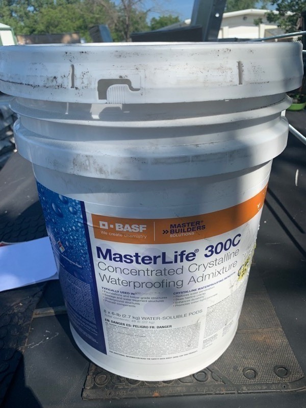 lot 143 image: New Masterlife 300C Concentrated Crystalline Waterproofing Admixture LAST ONE
