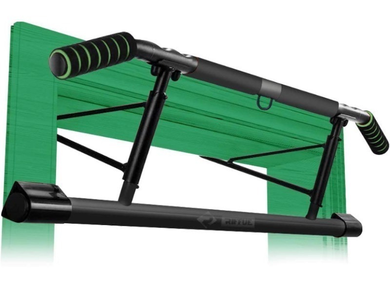 lot 144 image: Chriffer Pull Up Bar for Doorway, Door Frame Chin Up Heavy Duty Doorframe Pullup