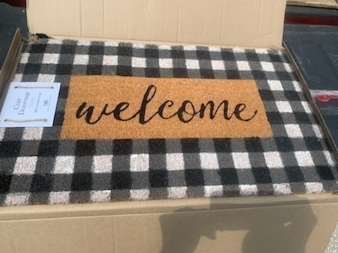 lot 406 image: 1 New Coir Doormats Heavy Duty