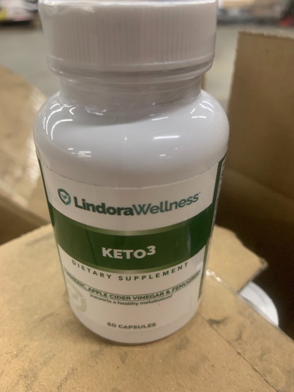 lot 503 image: (3)  bottles of Keto3  dietary supplements Bottles have 60 capsules per bottle high dollar items