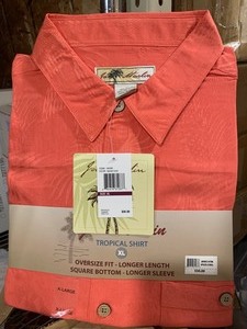 lot 100 image: Joe Marlin Tropical Coral Shirt size XL