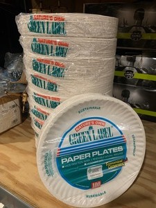 lot 18 image: New lot of 1000 Microwave Safe Paper Plates